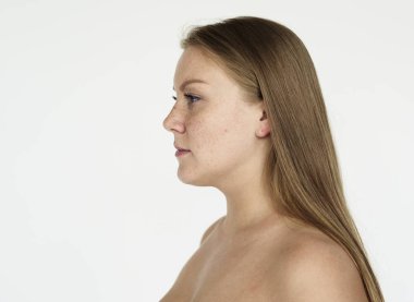 studio poz ile kadın