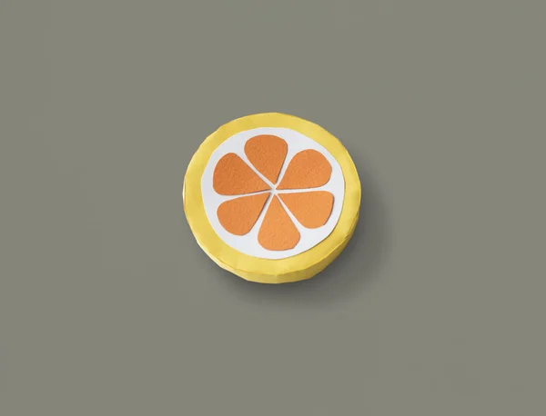 Hamis szelet narancs — Stock Fotó
