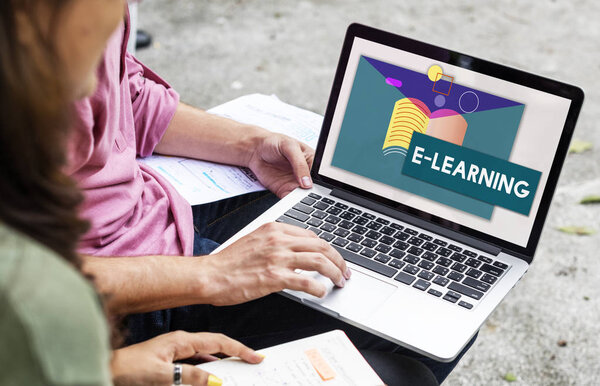 students using laptop computer