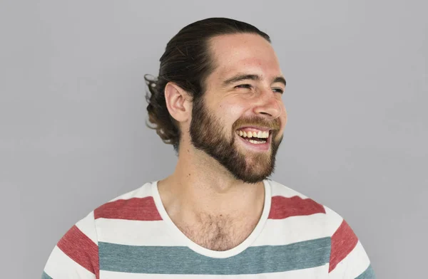 Caucasiano bonito homem sorrindo — Fotografia de Stock