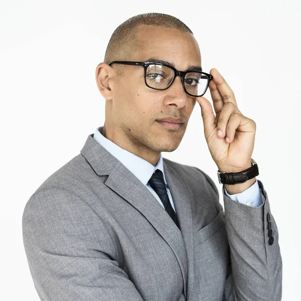 Studio Shoot de joven hombre de negocios — Foto de Stock