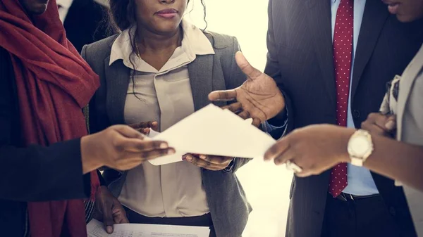 Diversidad de las personas en la Conferencia Internacional — Foto de Stock