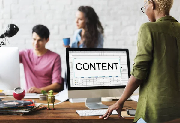 Group of people working in office — Stock Photo, Image