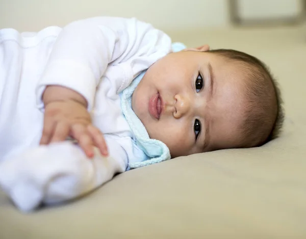 Little baby is resting at home — Stock Photo, Image