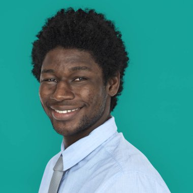 Afrika işadamı gülümseyen