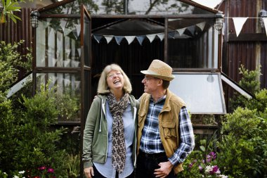 Üst düzey iki Bahçe arka bahçe