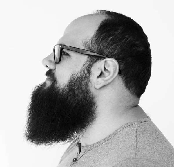 Homem adulto com barba — Fotografia de Stock