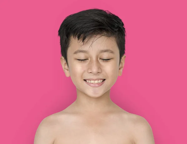 裸の胸を持った少年 — ストック写真