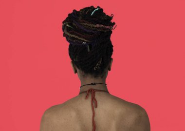 dreadlocks ile güzel Afrikalı kadın