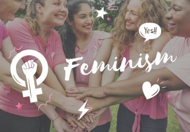 kadınların elleri yığını yapma