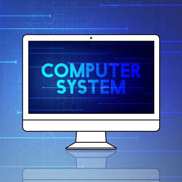 Graphic computer monitor — Stock Photo, Image