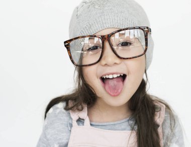 Stüdyo çekim küçük kız