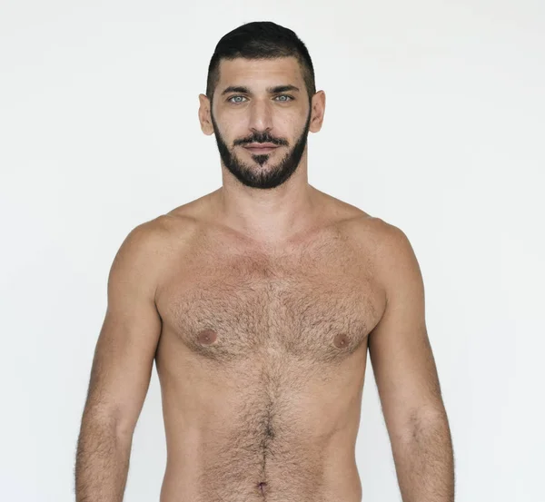 Hombre guapo sin camisa — Foto de Stock