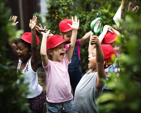 stock image beautiful kindergarten children 