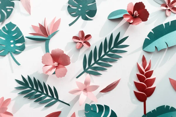 Flores de Papel Tropical — Foto de Stock