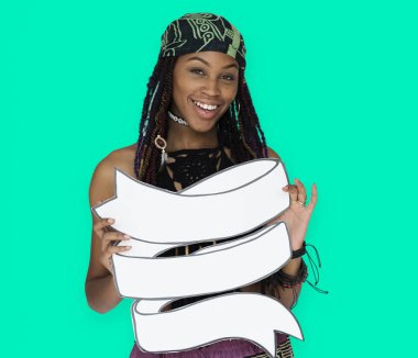 dreadlocks ile güzel Afrikalı kadın