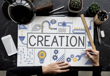 Kağıt afiş yazma kişi