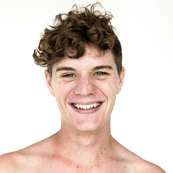 Adolescente cara sorrindo — Fotografia de Stock