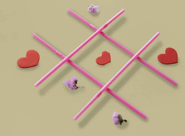 Tic Tac Toe Love Jeu — Photo