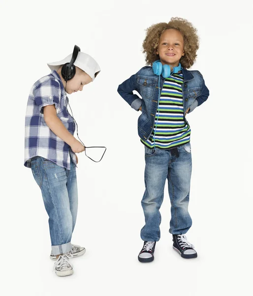 Studio shoot of little kids — Stock Photo, Image