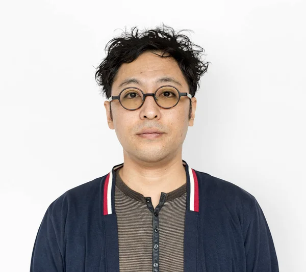 Handsome asian man in eyeglasses — Stock Photo, Image