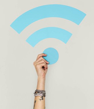 El ve Wifi bağlantı simgesi