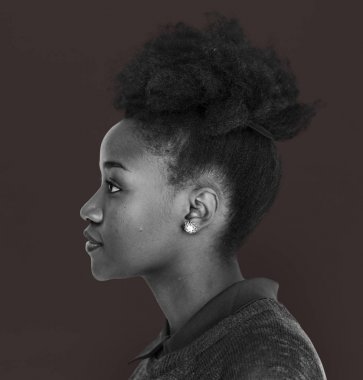 Afrikalı kadın portre stüdyo