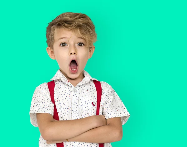 Niño con cara de sorpresa —  Fotos de Stock