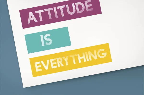 Attitude Everything Your Own — Stock Photo, Image