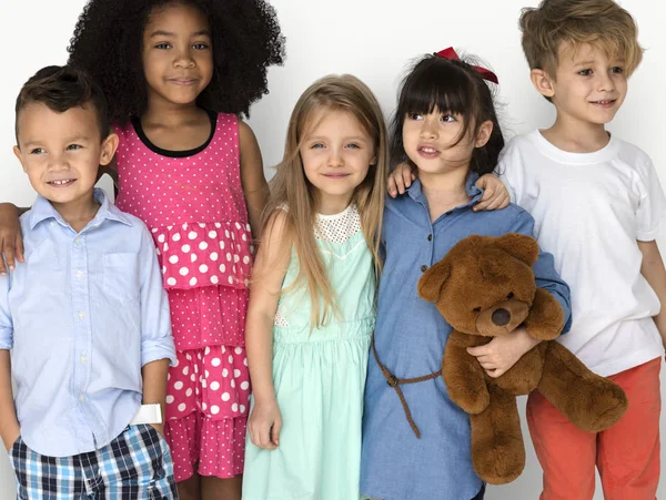 Diversità Bambini in studio — Foto Stock