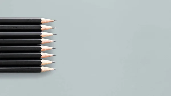 Чорний малювання олівці — стокове фото