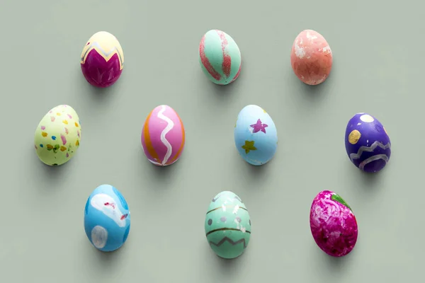 Painted easter eggs — Stock Photo, Image