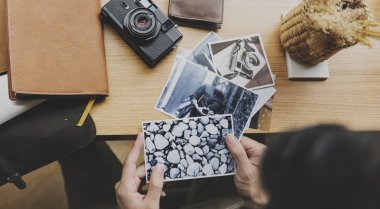 Genç fotoğrafçı seçme görüntüleri fotoğraf