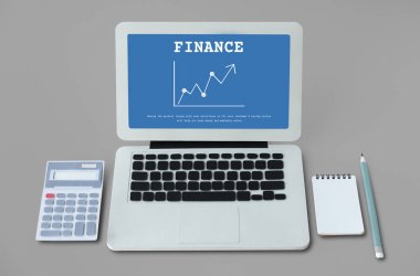 dizüstü bilgisayar işyerinde. 