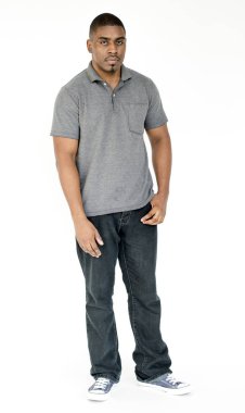 yakışıklı bir Afrikalı-Amerikalı adam