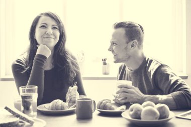 Karı koca Kahvaltı 