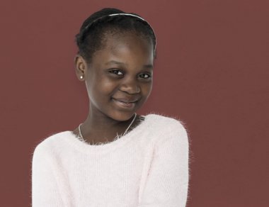 Küçük Afrikalı kız Studio