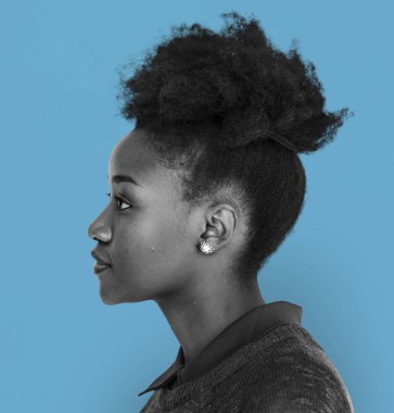 Afrikalı kadın portre stüdyo