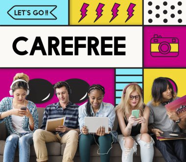 koltukta oturan öğrencilerin grup