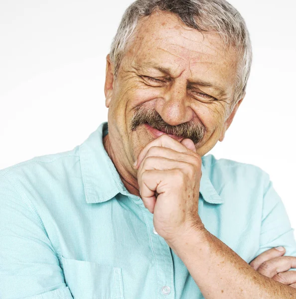 Porträt eines älteren Mannes — Stockfoto