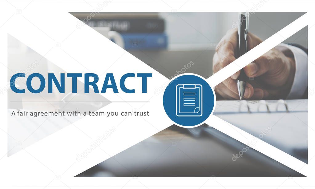 Contract fair agreement webpage interface, original photoset