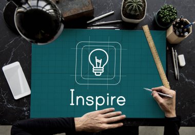 Kağıt afiş yazma kişi