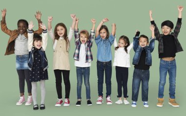 mutlu grup çeşitlilik çocuk Studio