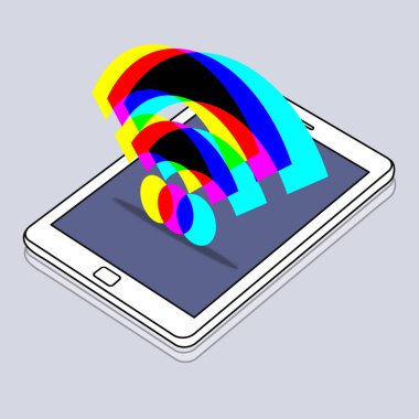 Web tasarım şablonu dijital tablet