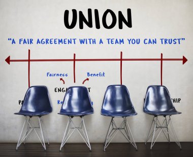 Duvar tarafından boş sandalyeler