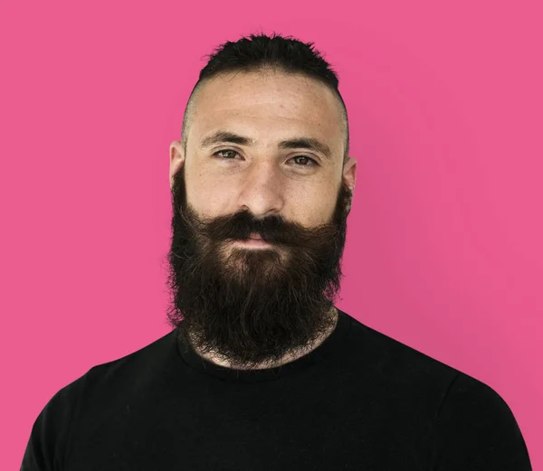 Caucasian Man with Long Beard — Stock Photo, Image