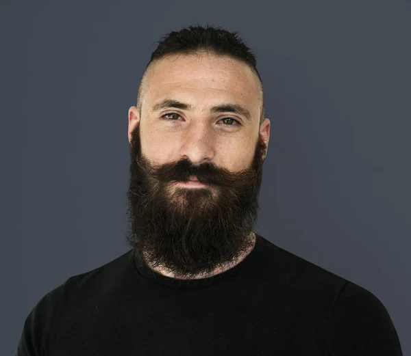 Kaukasische Man met lange baard — Stockfoto