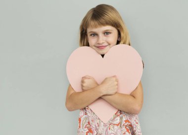 Neşeli kız eğlenmek