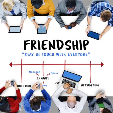 dijital cihazlar kullanarak iş adamları