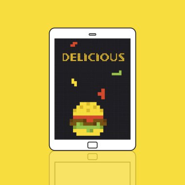 Web tasarım şablonu dijital tablet